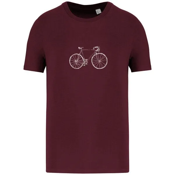 Greenspired Greenspired Basic Bio T-Shirt Vintage Bike Nr. 4 ( 155g/m²) XXS - 5 XL, Dunkelrot, – Produktbild 1 von 1