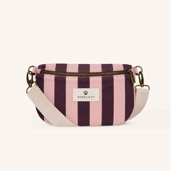 NORDLICHT NORDLICHT Bauchtasche Tomma Streifen, Rosa, – Produktbild 1 von 3