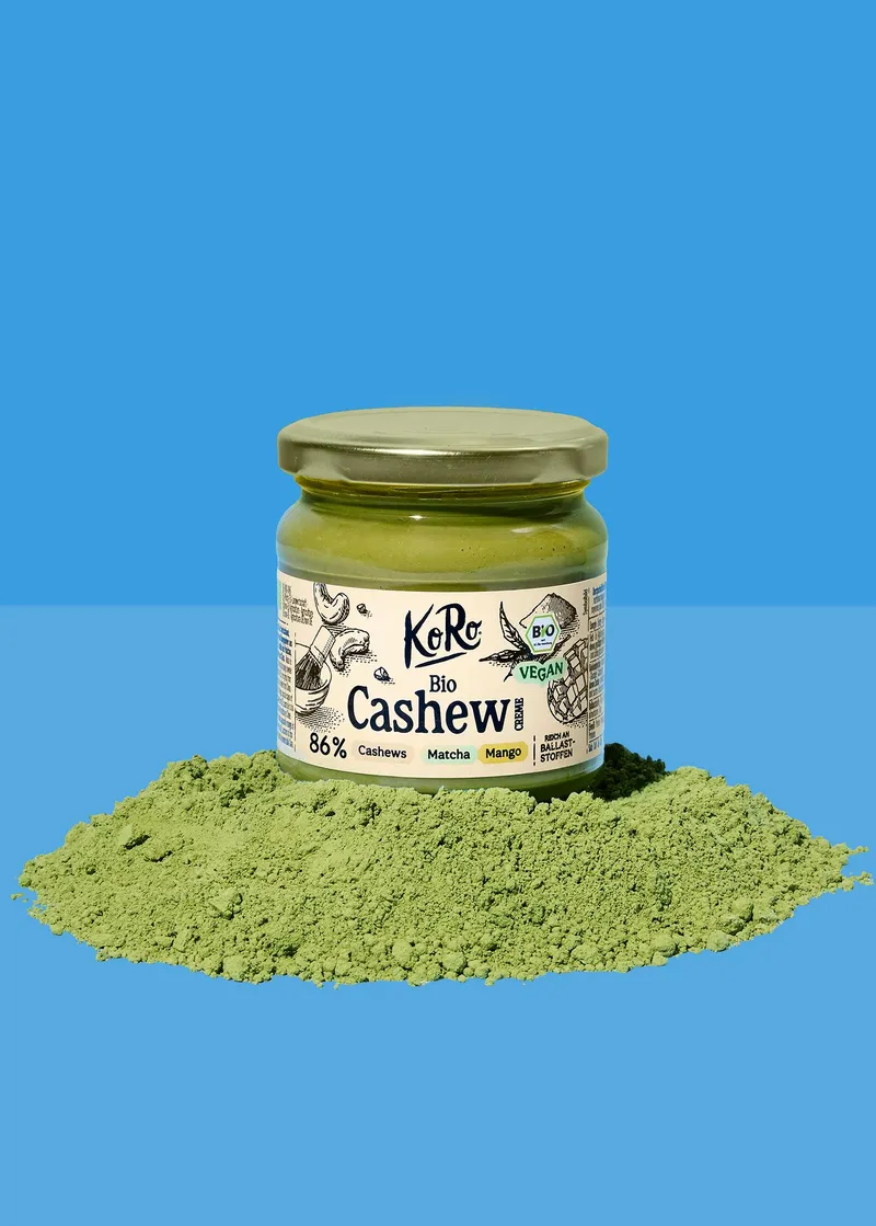 KoRo Bio Cashewcreme Matcha mit Mango | 6 x 200 g – Produktbild 2 von 5