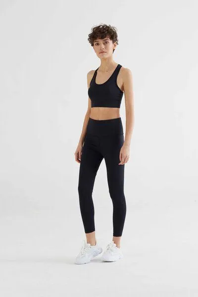 True North TRUE NORTH Bio-Damen-Yoga-7/8-Leggings, schwarz, Gr. L – Produktbild 5 von 5