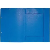 Exacompta Exacompta Eckspannermappe DIN A3 blau mit Klappen 700g/m² – Produktbild 1 von 1