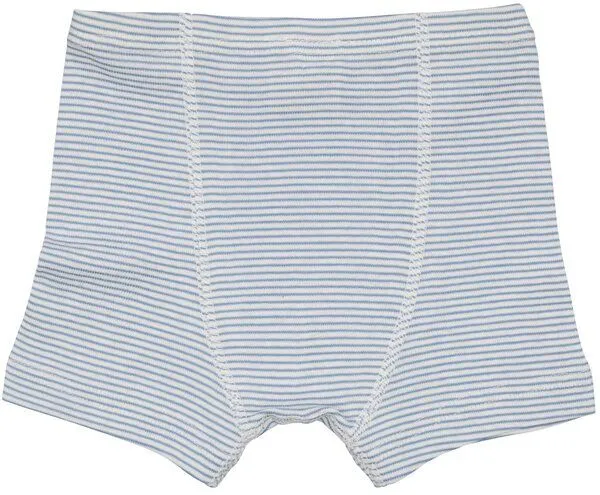 loud + proud loud + proud Babys & Kinder Doppelpack Boxer aus Feinripp, GOTS-zertifiziert, Dusk/blau, – Produktbild 4 von 4