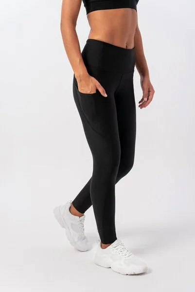 Tripulse Tripulse Vielseitige Damen Sport & Yoga Leggings aus TENCEL mit Seitentaschen, Black, – Produktbild 1 von 4