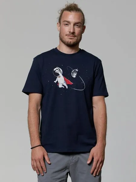 watapparel watapparel T-Shirt Unisex Superastronaut, French navy, – Produktbild 2 von 3