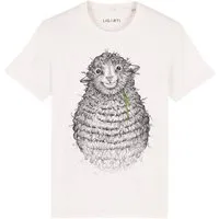 LIGARTI LIGARTI T-Shirt – Wollfried, Cremeweiß, – Produktbild 2 von 5