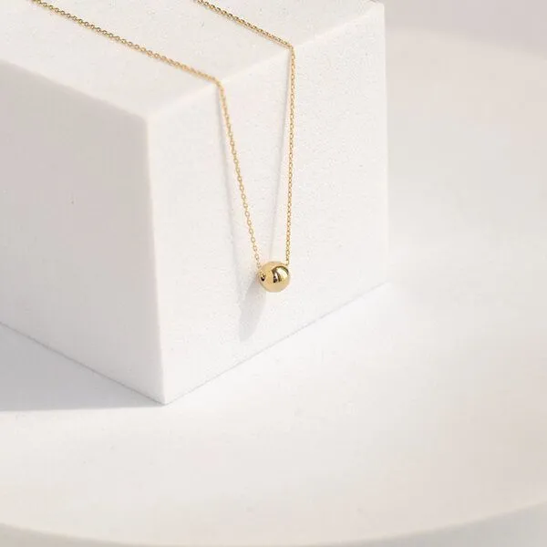 Eppi Eppi Goldene Kette mit einer Kugel Ina – Produktbild 1 von 3