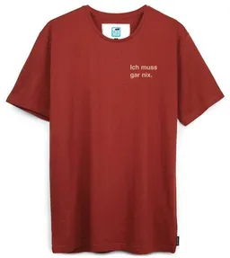 Gary Mash GARY MASH Shirt Ich muss gar nix. aus Biobaumwolle – Produktbild 1 von 1