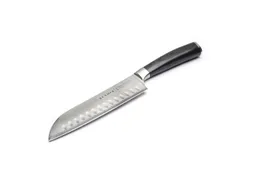 KLAMER Damastmesser Premium Santoku Messer echter japanischer Stahl 18 cm Kochmesser, 67-Lagen Damaststahl, 61 HRC, 13° Schnittwinkel – Produktbild 1 von 1