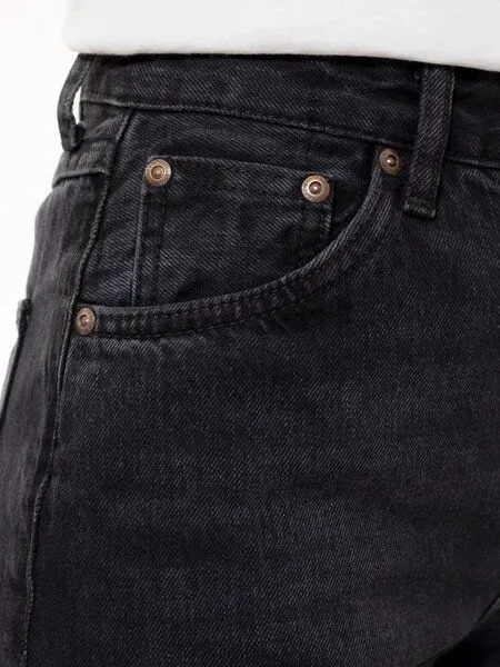Nudie Jeans Nudie Jeans Lofty Lo - Bio-Baumwolle, Black vintage (schwarz), – Produktbild 7 von 8