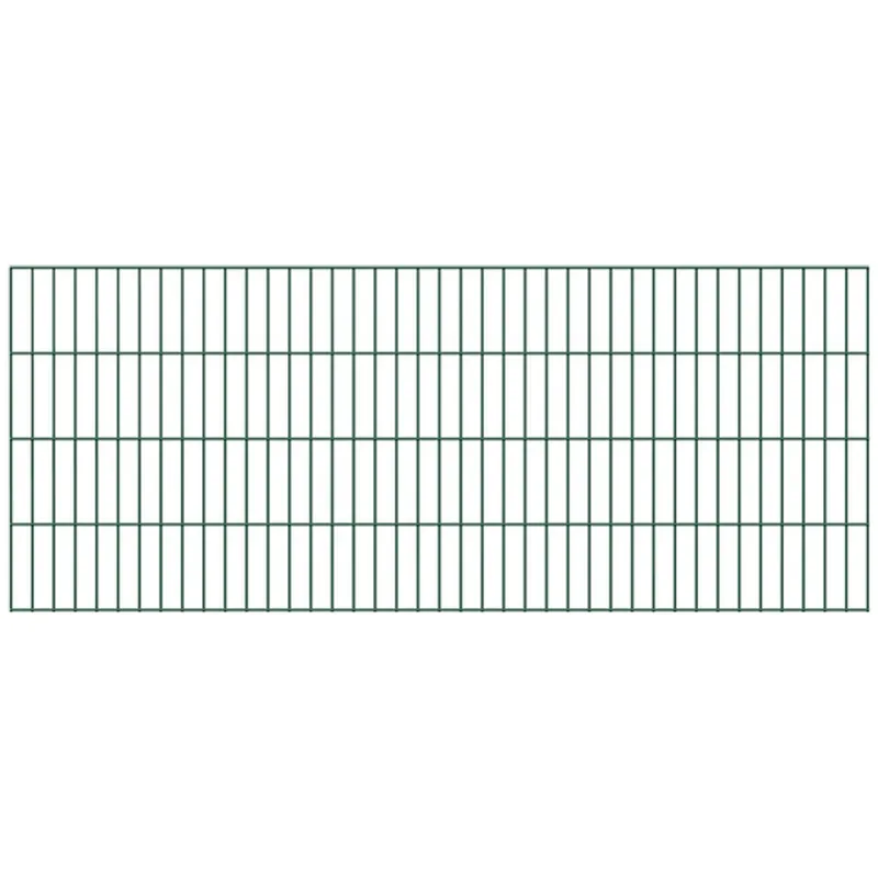 Alberts ALBERTS Doppelstab-Gittermatte, verz.grün, BxH2000x800mm, Draht-Ø6/5/6, Masche50x200mm – Produktbild 1 von 1