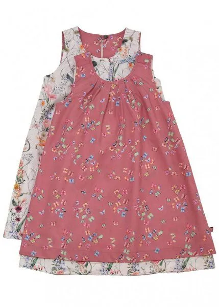Enfant Terrible Enfant Terrible Wendekleid Schmetterlinge-Blumen in rosé-white, White, – Produktbild 2 von 3