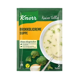 Knorr Knorr Kaiser Teller Brokkolicreme­ Suppe, 3 Teller, 50g – Produktbild 1 von 1