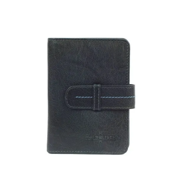 Margelisch Margelisch RFID Ledergeldbörse Zürich 1, Steel blue, – Produktbild 1 von 3
