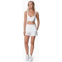 ORGANICATION ORGANICATION SAVANNA | Waffel-Shorts aus Bio-Baumwolle und recyceltem Polyester, Off white, – Produktbild 1 von 1