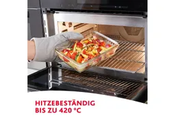 EMSA EMSA Frischhaltedose "Clip und Close" aus Glas, quadratisch, 0,8 l – Produktbild 1 von 1