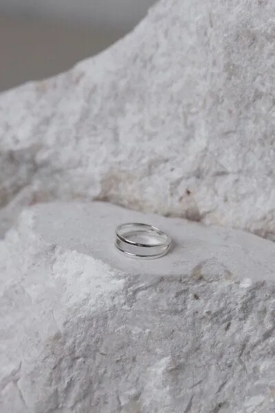 Jyoti - Fair Works Jyoti - Fair Works Ring Karana Messing/ Silber, Silber, – Produktbild 3 von 4