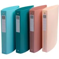 Exacompta 12 Exacompta Ringbücher "Skandi", DIN A4 Maxi, 4 Ringe, RB 40 mm, sortiert – Produktbild 1 von 1