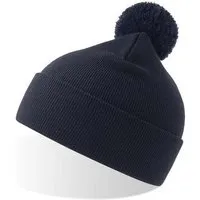 Atlantis Headwear Atlantis Headwear Atlantis Wind Beanie Mütze Bommelmütze einfarbig 8 Farben, Navy, – Produktbild 1 von 1
