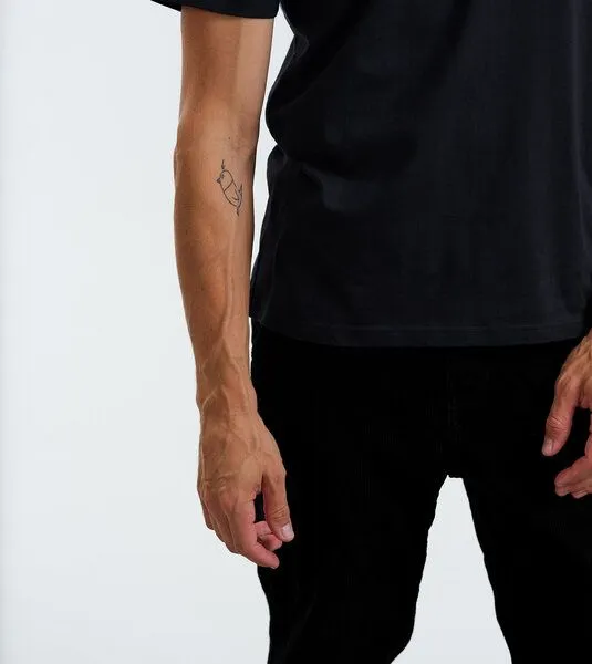 Gary Mash GARY MASH T-Shirt be aware aus Bio-Baumwolle, Schwarz, – Produktbild 4 von 4