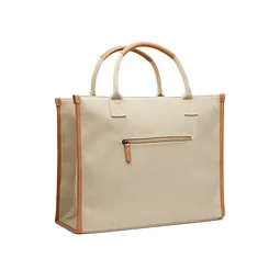 Vinga Vinga Bosler Büro-Tasche aus RCS recyceltem Canvas, Beige, – Produktbild 1 von 1