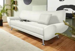 Home affaire 3-Sitzer Saltare elegant & komfortabel, toller Designfuß, bequem, Breite 205cm – Produktbild 1 von 1