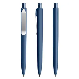 prodir prodir® Druckkugelschreiber DS8 Soft Touch PSR Push, blaue Mine, dunkelblau – Produktbild 1 von 1
