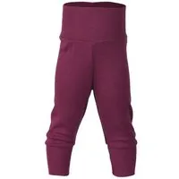 Engel natur Engel natur Baby Hose lang mit Nabelbund Bio-Schurwolle/Seide, Orchidee, – Produktbild 1 von 1