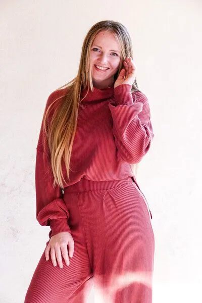 Vivien Joy Vivien Joy Schlichter Rollkragenpullover - Aila Basic Pulli, Cider (rot), – Produktbild 2 von 4