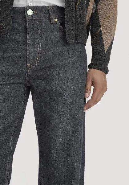hessnatur hessnatur Jeans OLE Relaxed Wide Leg aus Bio-Baumwolle mit Recycling-Baumwolle, Dark secret blue, – Produktbild 2 von 3