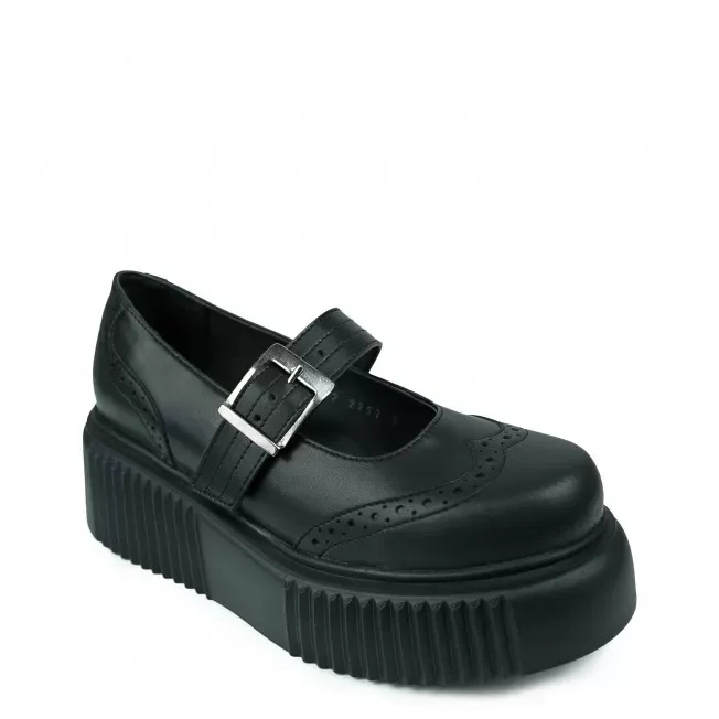 Altercore Altercore Damen vegan Schuhe Anabelle, Schwarz, – Produktbild 1 von 3