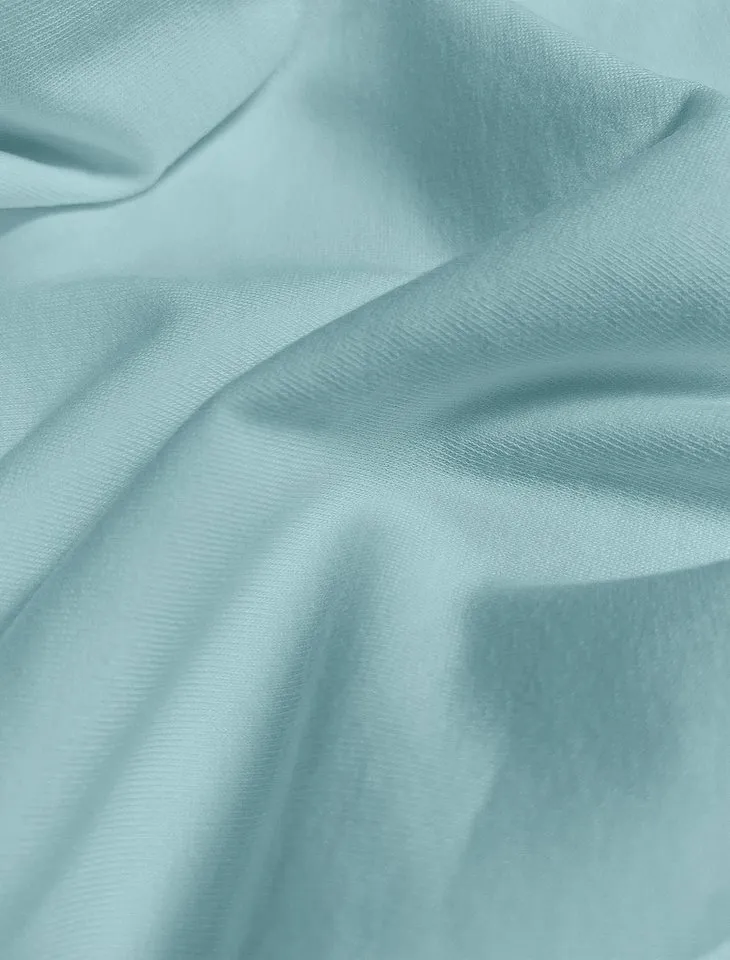 irisette irisette Spannbettlaken Jupiter 8, Mako-Jersey, Gummizug: rundum, (1 Stück), aus Baumwolle, für Matratzen bis 25 cm Höhe, Bettlaken, Spannbetttuch, Grün, – Produktbild 6 von 8