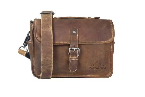Alpenleder Alpenleder Kameratasche PRESSE, Wild camel, – Produktbild 3 von 3