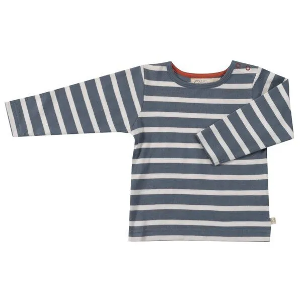 Pigeon by Organics for Kids Pigeon by Organics for Kids Kinder-Langarmshirt "Longsleeve Breton stripe", Deep blue (blau/weiss), – Produktbild 1 von 1