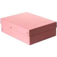 Falken Falken Aufbewahrungsbox "PURE Box" Pastell, DIN A4, 100 mm Höhe, pink – Produktbild 1 von 1