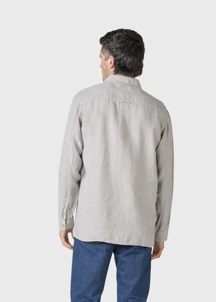 Klitmøller Collective Klitmøller Collective Langarm-Hemd Birger Pastel, Grey, – Produktbild 4 von 4