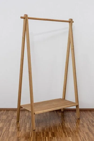 kleiderleiter_de kleiderleiter_de Garderobe, Kleiderständer LINUS aus Eiche – Produktbild 2 von 4