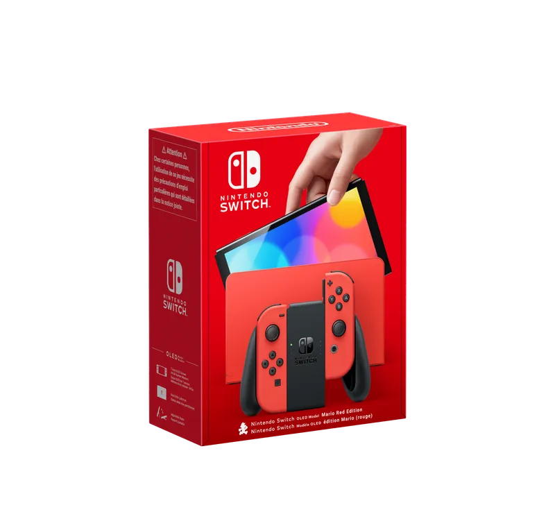 Nintendo Nintendo Switch OLED-Modell mario edition, Rot, – Produktbild 1 von 5