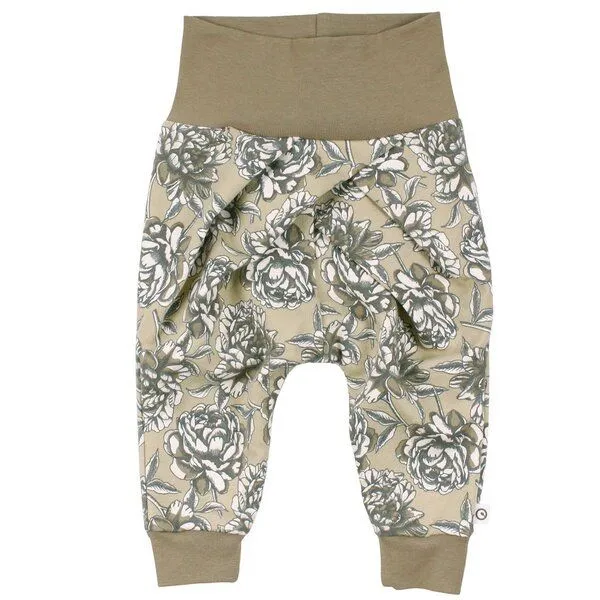 Fred's World by Green Cotton Fred's World by Green Cotton Hose mit Blumendruck, Pesto, – Produktbild 1 von 2