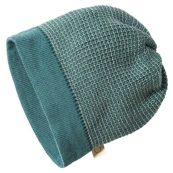 Disana Disana Beanie Mütze Schurwolle kbT-Merinowolle, Eukalyptus-jade, – Produktbild 1 von 2