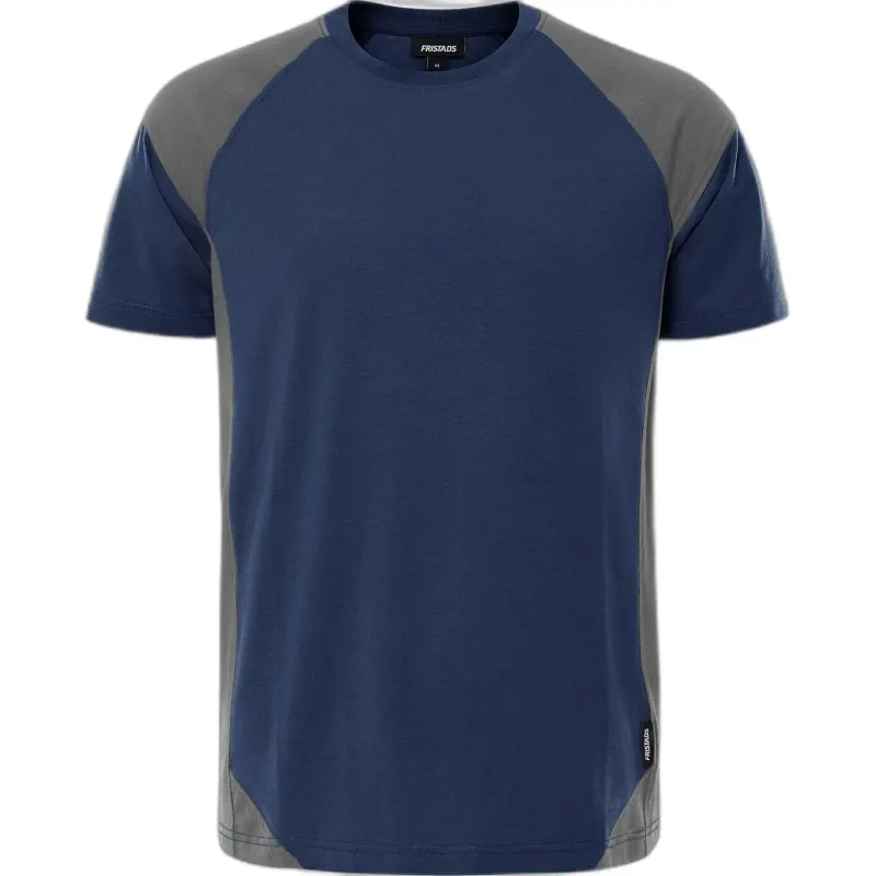 Fristads T-Shirt Fristads Heavy 7046 GTM, Bleu, – Produktbild 1 von 2