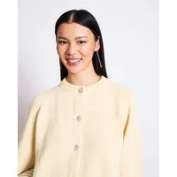 JAN N JUNE JAN N JUNE RELAXED CREWNECK CARDIGAN SIVIA GOTS – Produktbild 1 von 1