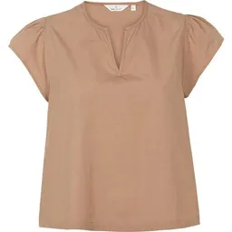 Basic Apparel Basic Apparel Kurzarm Shirt SILJE Bluse aus Bio-Baumwolle – Produktbild 1 von 1