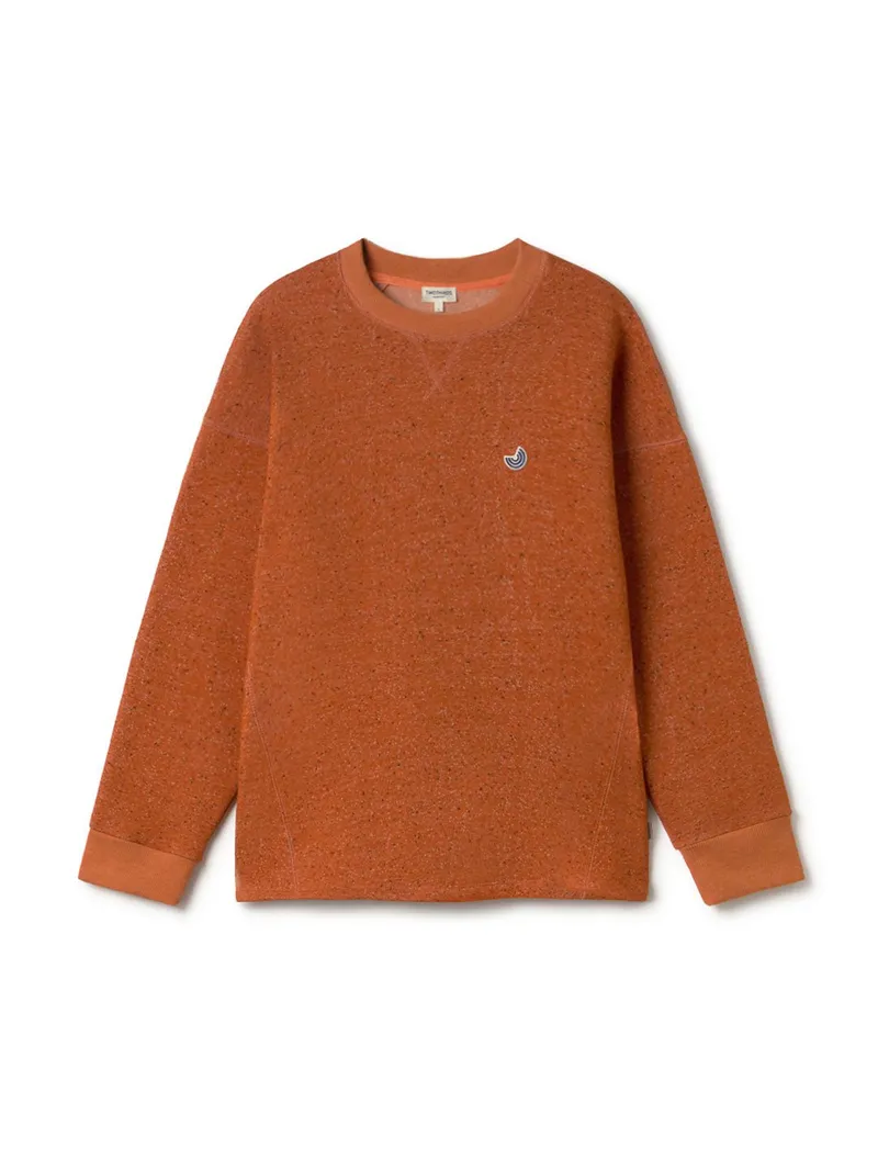 TWOTHIRDS TWOTHIRDS Herren vegan Sweatshirt Dundrum Umber Orange, Dunkelorange, – Produktbild 1 von 2