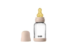 BIBS BIBS Babyflasche aus Glas im Komplett-Set Blush 120 ml – Produktbild 1 von 1