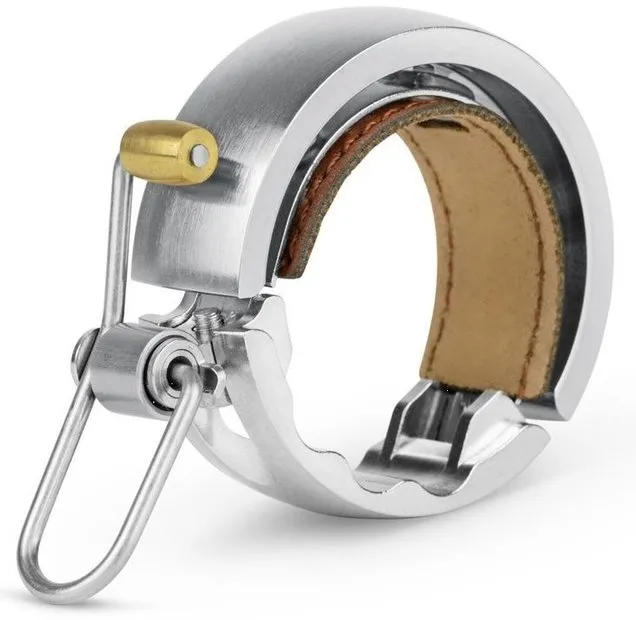 Knog Knog Fahrradklingel Oi Luxe groß 23.8 - 31.8mm silber – Produktbild 3 von 3