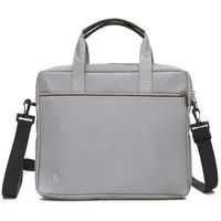 Smateria Smateria IKI Leader vegane handgefertigte Laptoptasche 15,6 Zoll, Grau, – Produktbild 1 von 1