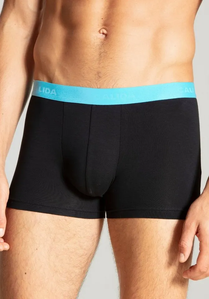 CALIDA CALIDA Boxershorts Natural Benefit (3er Pack) Single Jersey-Qualität, elastisch, Grau, – Produktbild 3 von 4