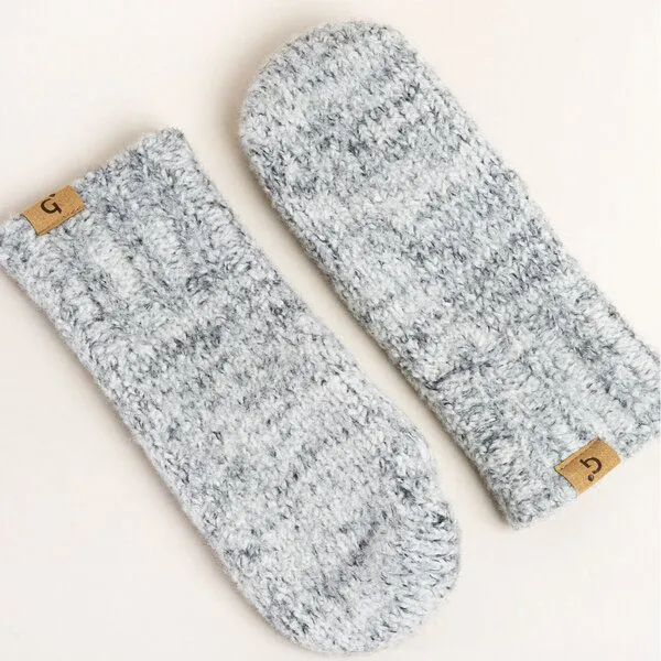 Gottstein Gottstein Handschuh Alpine Wool aus 100% Schurwolle - handgemacht in Tirol - Natürlich & nachhaltig produziert, Grau-meliert, – Produktbild 4 von 4