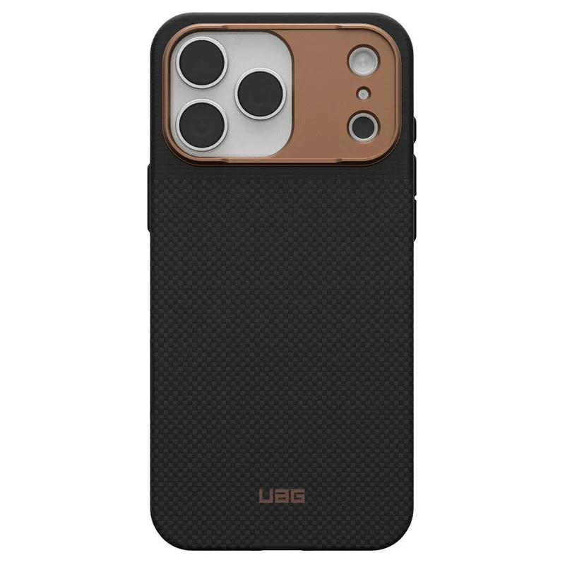 Urban Armor Gear MagSafe-Hülle für Apple iPhone 17 Pro, Urban Armor Gear, Fibr Armr, Schwarz Bronze, Schwarz, – Produktbild 1 von 1
