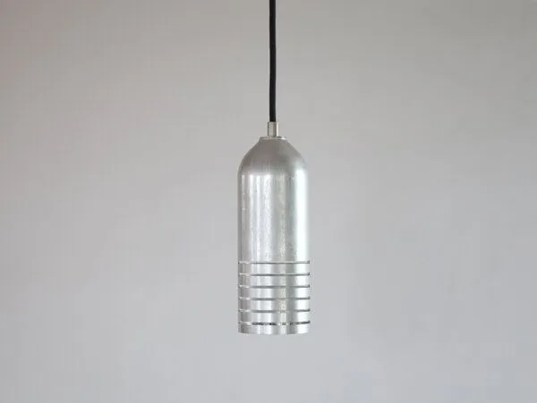 werkvoll by Lena Peter werkvoll by Lena Peter Recycling Feuerlöscher Schlitzlampe FIRELIGHT, Silber, – Produktbild 1 von 3